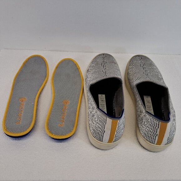 Rothy's Opal Python Slip On Sneakers Size 8.5 - Picture 11 of 16